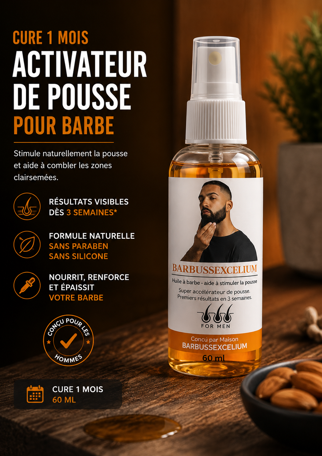 1 ACTIVATEUR DE POUSSE™ - 1 MOIS DE CURE
