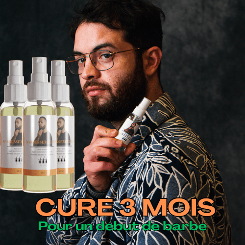 PACK "GERMINATION" - LA CURE DE 3 MOIS POUR UN DEBUT DE BARBE ! - Barbussexcelium